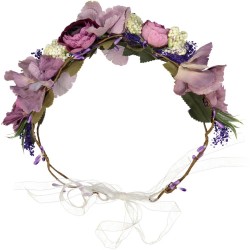 couronnes de fleurs à cheveux pour mariage