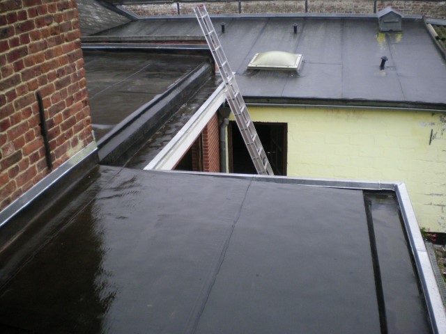 infiltration d'eau sur toit